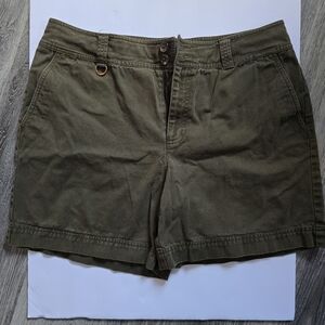 Women's Ralph Lauren Olive Green Shorts Size 14